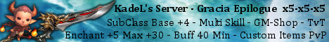 L2 KadeL Server Banner
